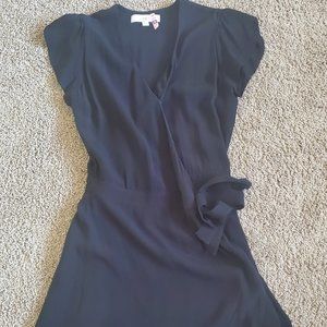 Loft Ruffle Sleeve Tie Waist Romper